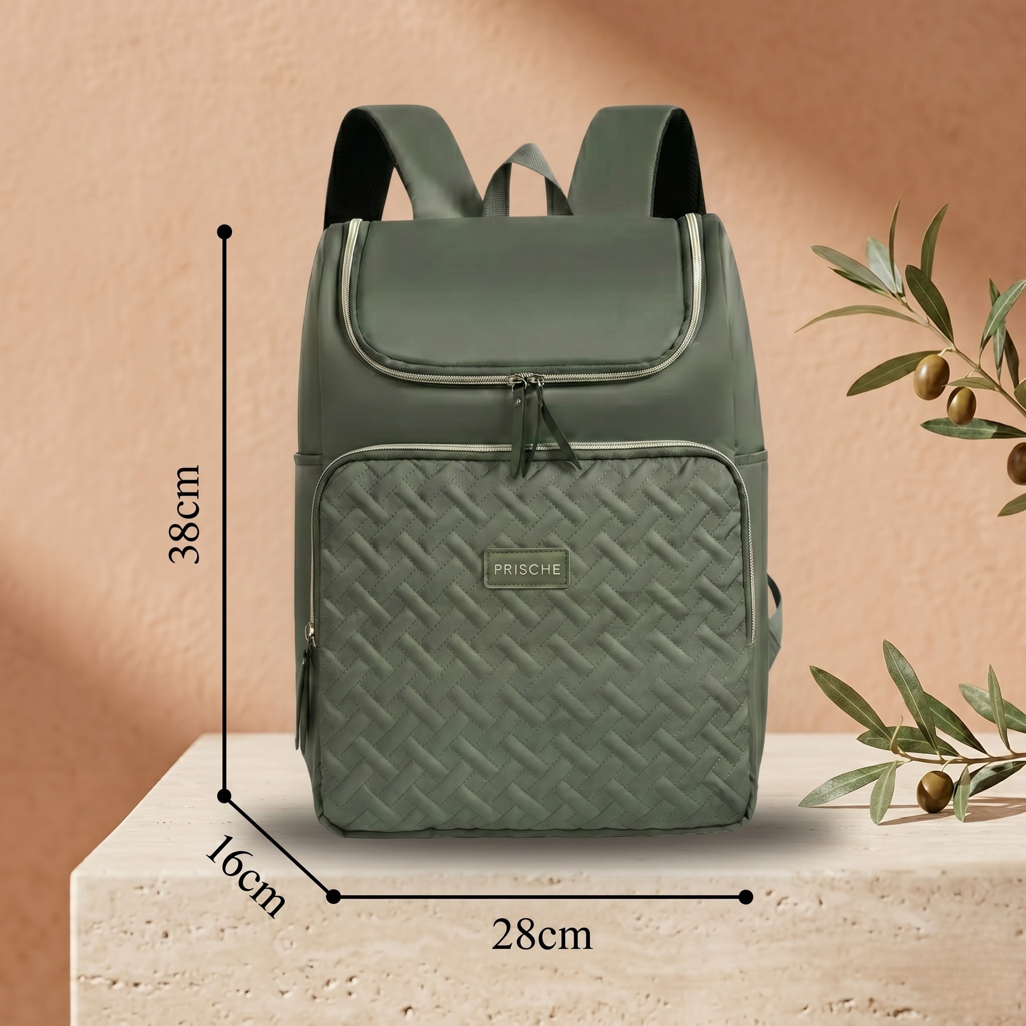 Sac enfant thermique vert