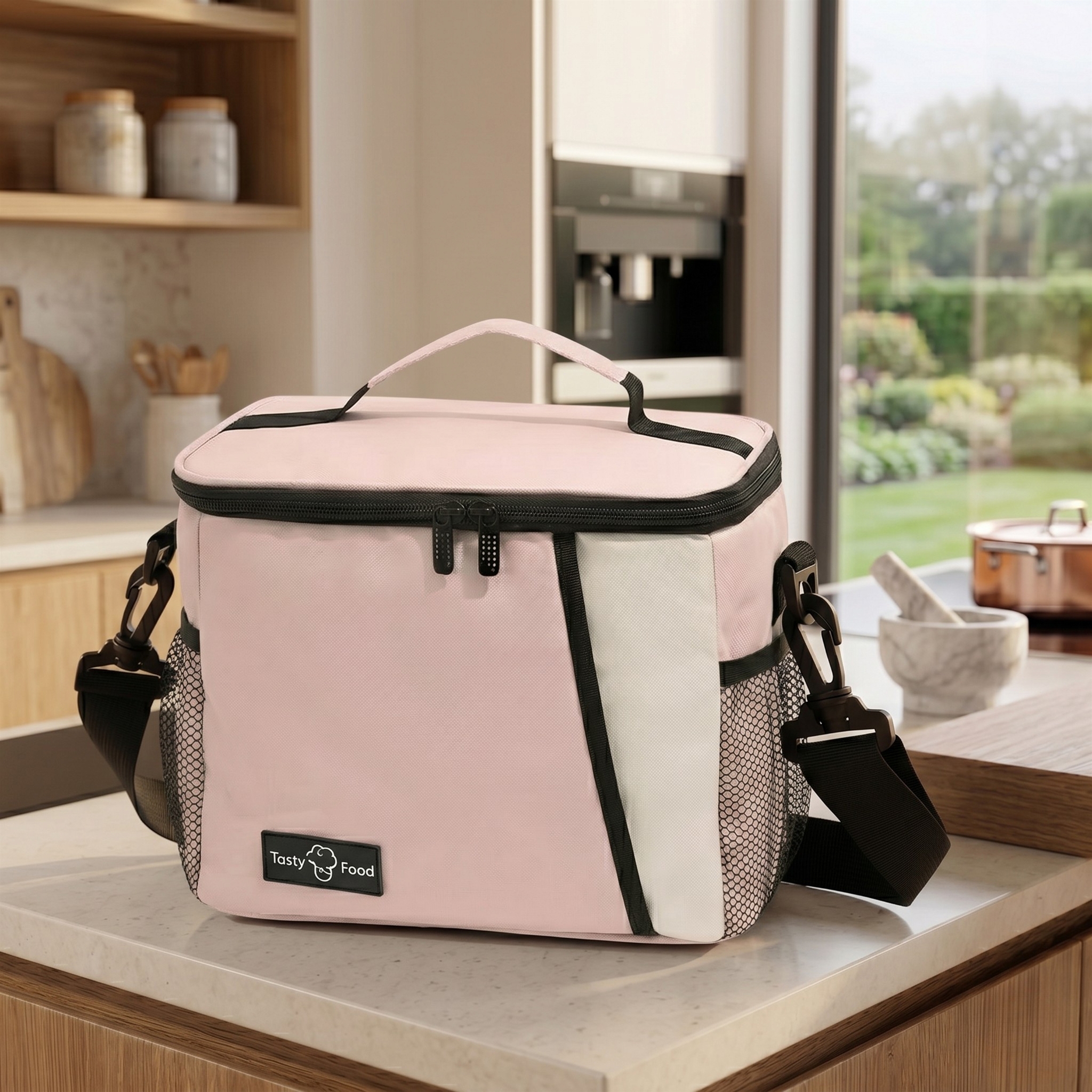 lunch box sac isotherme rose