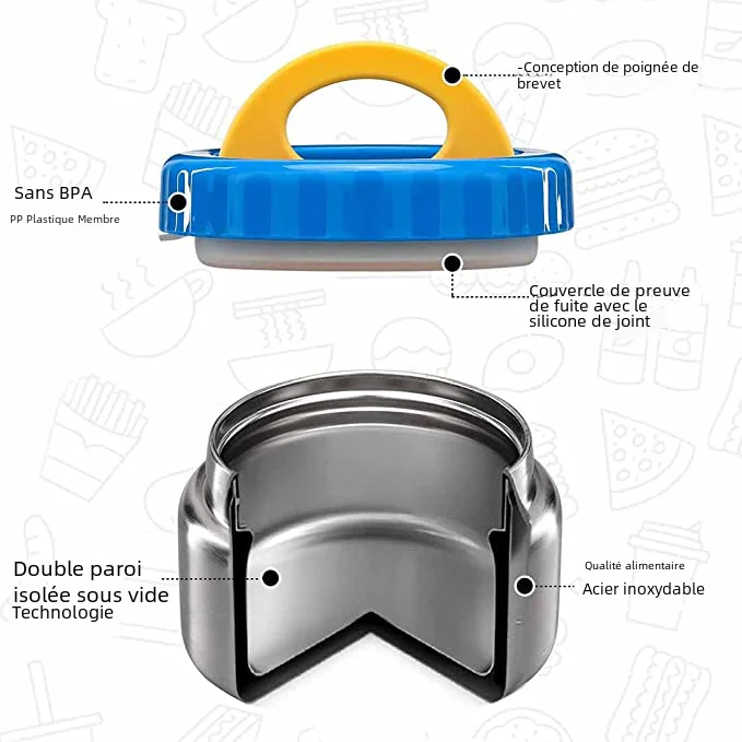 Lunch box inox stylée
