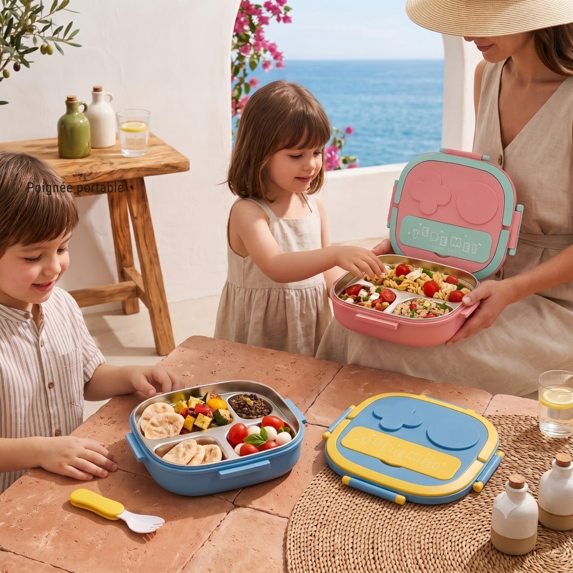 Lunch box enfant compartiment - Kitty – Image 2