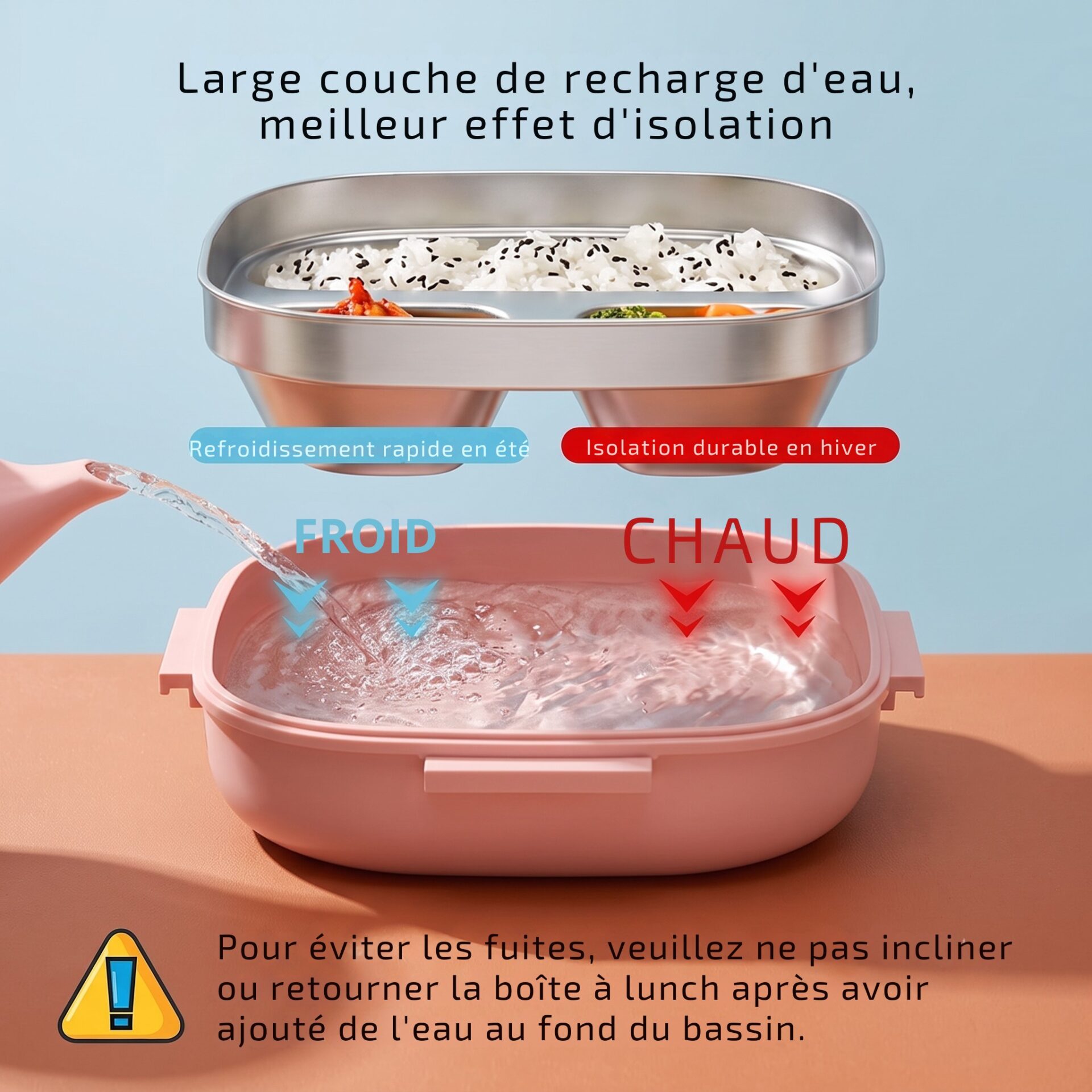 Lunch box enfant compartiment - Kitty – Image 5