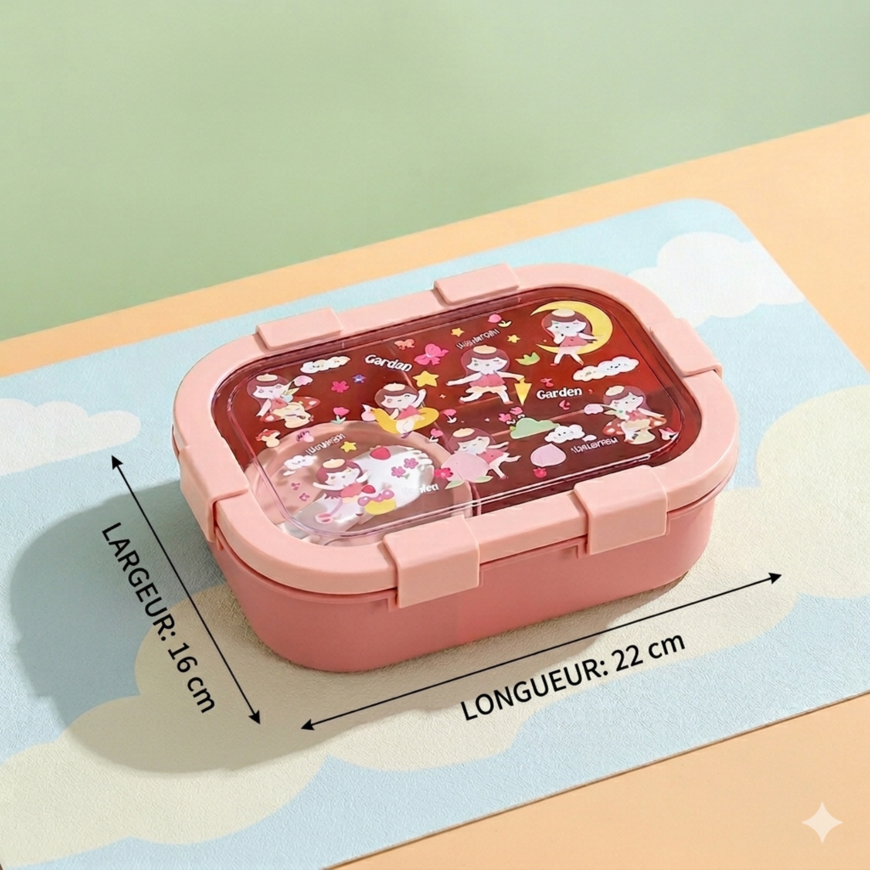 lunch box rectangle pour enfant