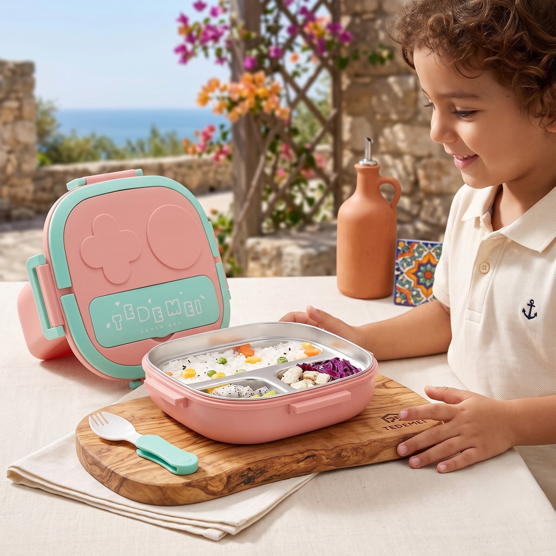 Lunch box enfant compartiment - Kitty – Image 3