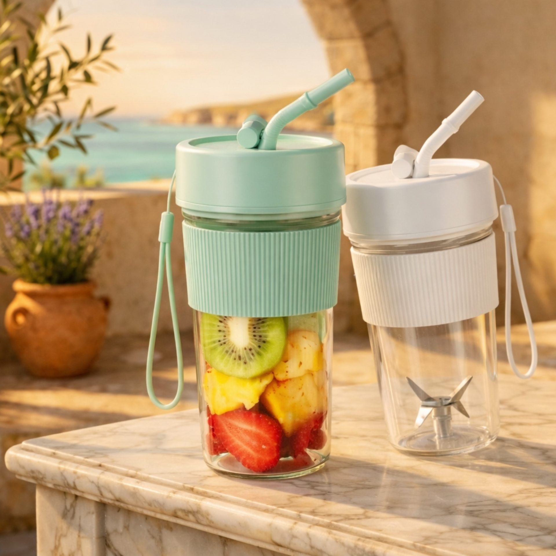 Mini Blender portable - USB 6 lames, compact et rapide – Image 2