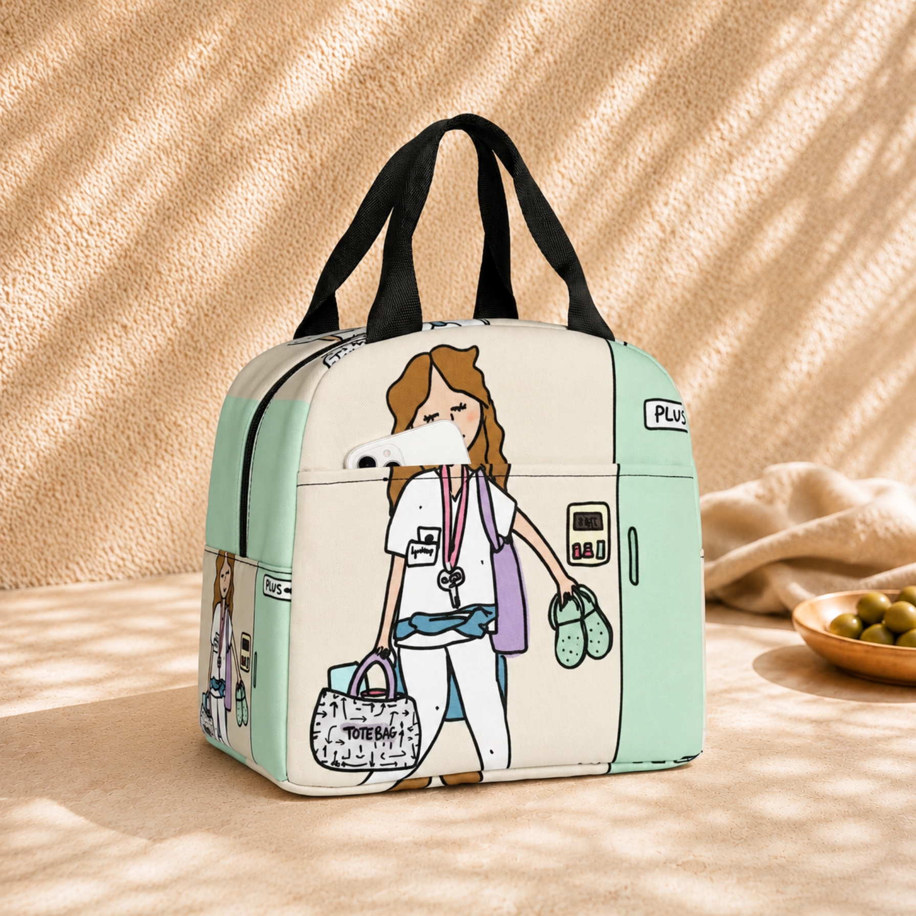 Sac isotherme personnalisé - Infirmière