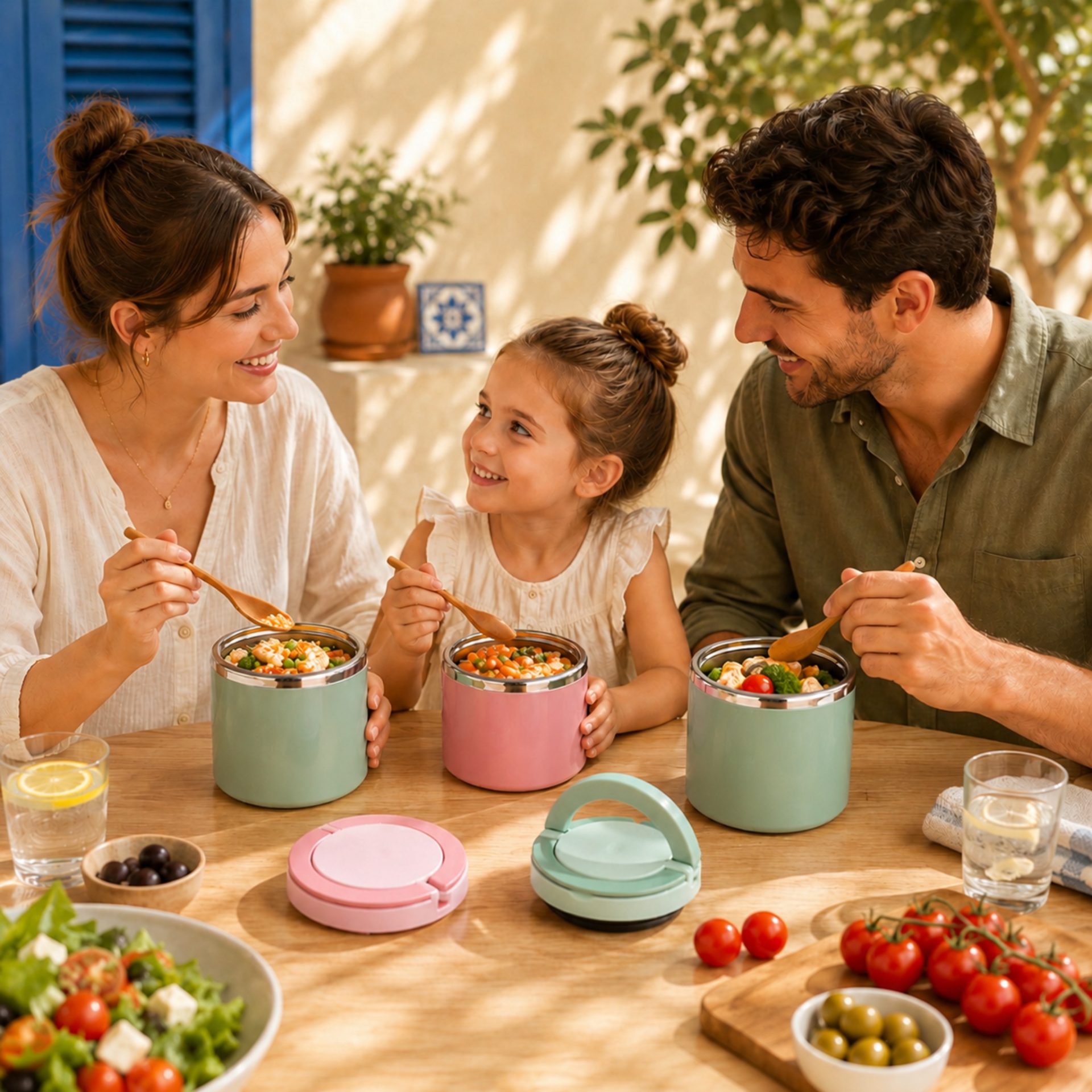 Lunch box isotherme inox - Repas chaud 1 L, nomade – Image 3