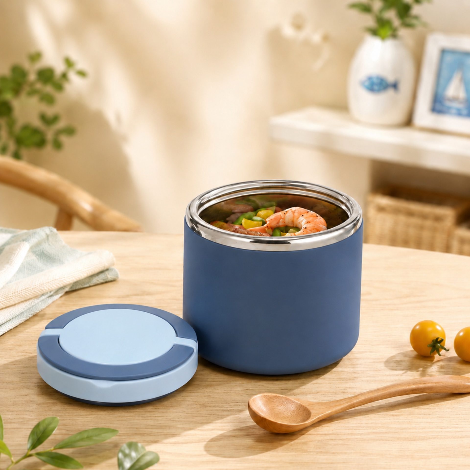 Lunch box isotherme inox - Repas chaud 1 L, nomade – Image 4