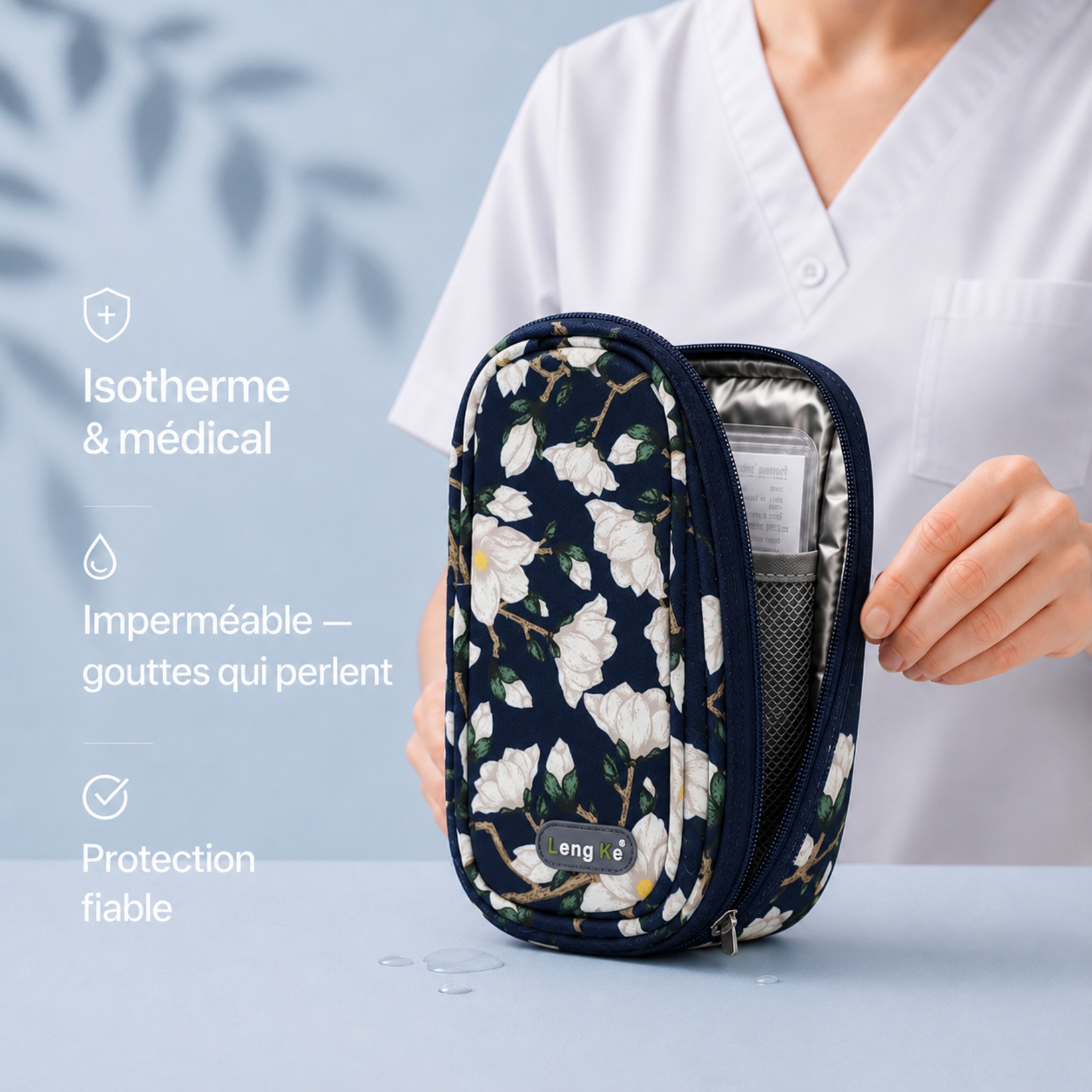 sac isotherme floral