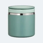 Lunch box isotherme inox 1 L verte, repas chaud nomade