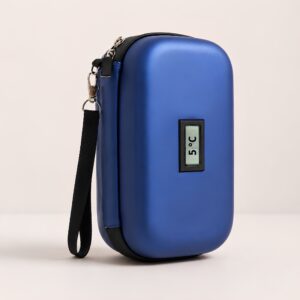 Pochette isotherme insuline imperméable avec thermomètre intégré et compartiment intérieur