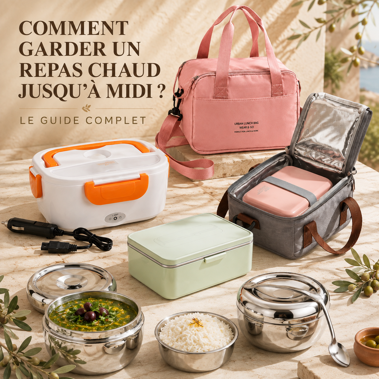 Comment garder un repas chaud jusqu’à midi avec une lunch box