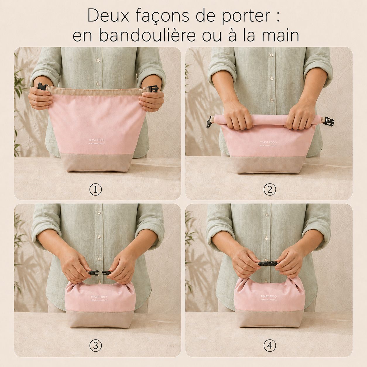 Lunch bag isotherme – Modèle sobre et moderne – Image 6