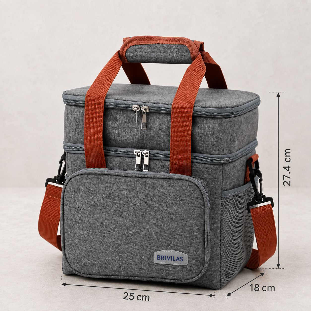 Sac repas grande capacité – Isotherme avec bandoulière – Image 5