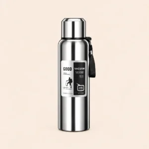 Gourde isotherme 1 L en acier inoxydable double paroi