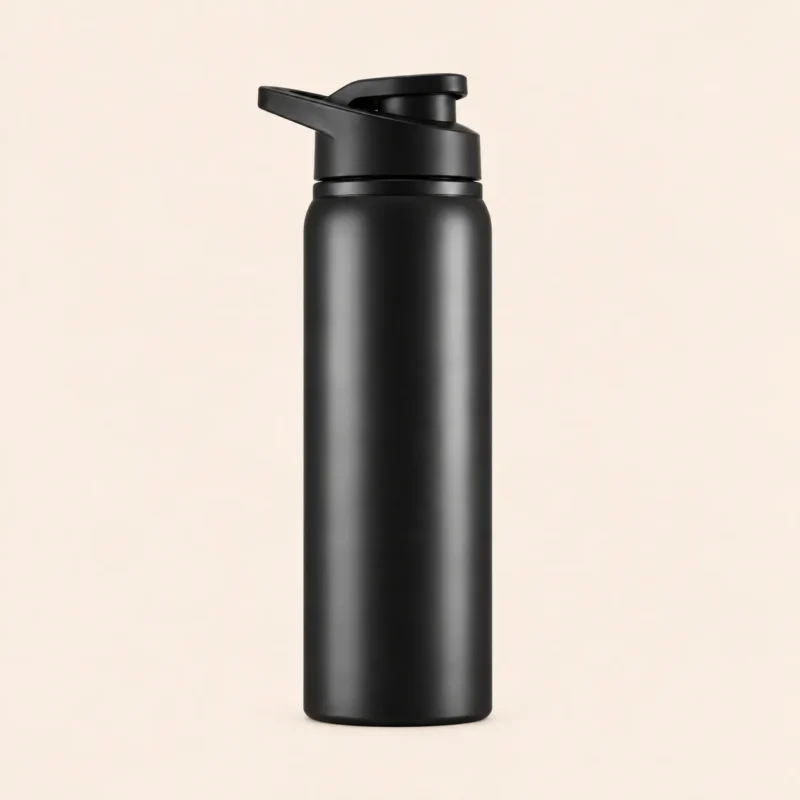 Gourde isotherme sport 600 ml en acier inoxydable avec bouchon pratique