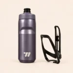 Gourde isotherme vélo 550 ml en acier inoxydable avec support