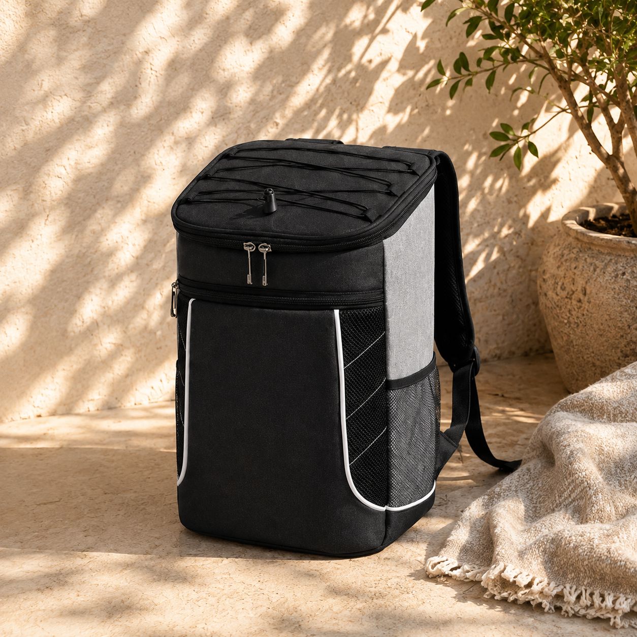 Sac à dos isotherme – format compact pour repas et boissons – Image 2