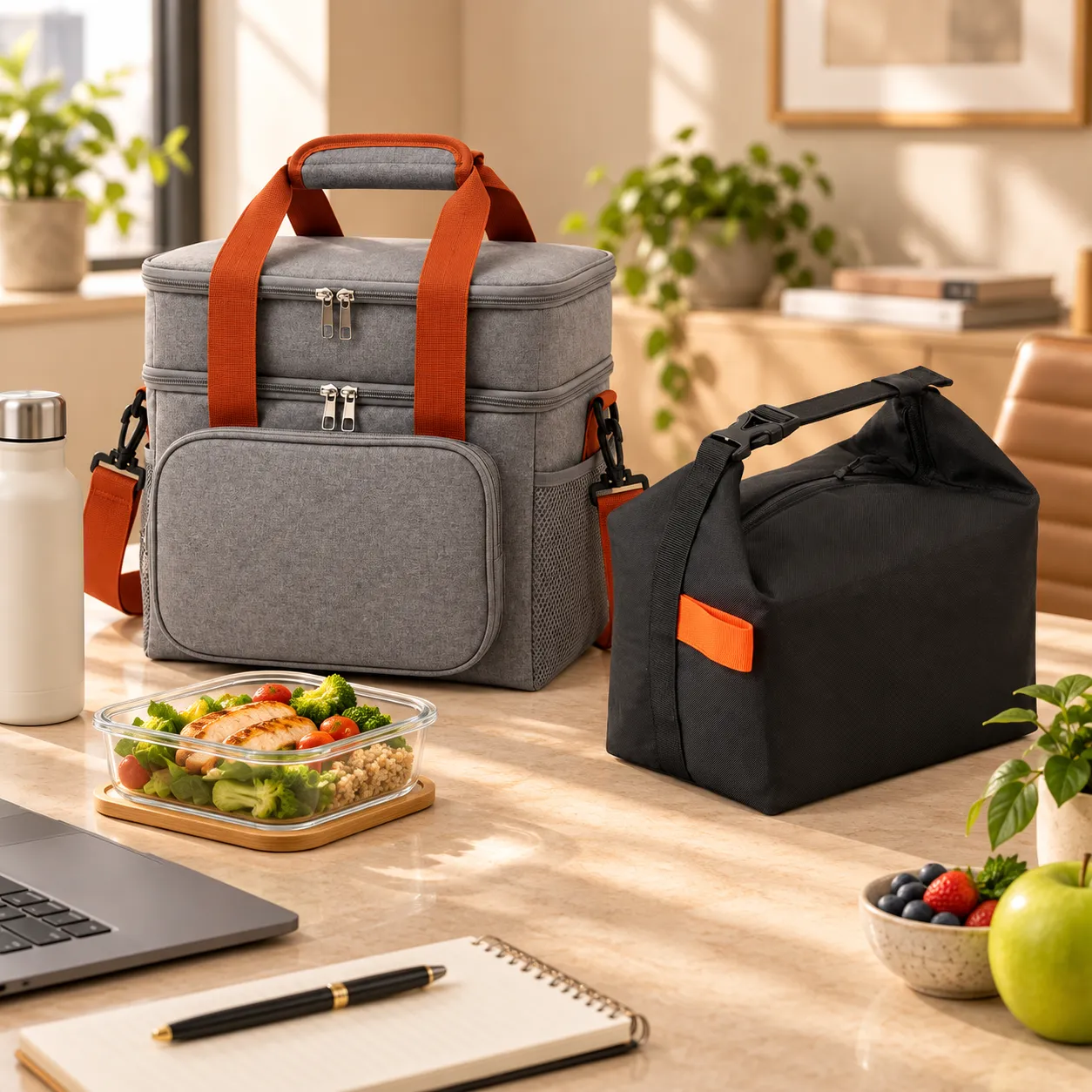 Sac isotherme repas homme pour le travail avec plusieurs formats