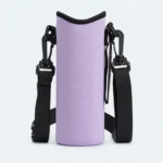 Sac isotherme bouteille violet avec bandoulière réglable