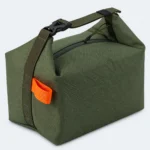 Sac isotherme repas pliable vert avec poignée à boucle